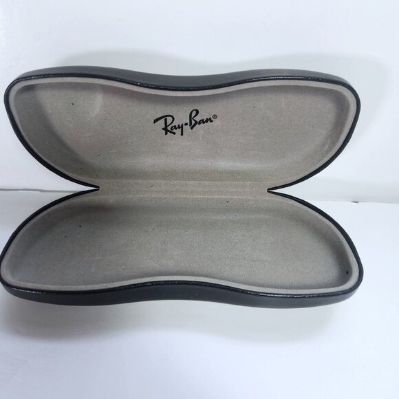 Ray Ban Eye Sun Glasses Case Lot of 2 Hard Clamshell and Soft Leather Case - Picture 5 of 6